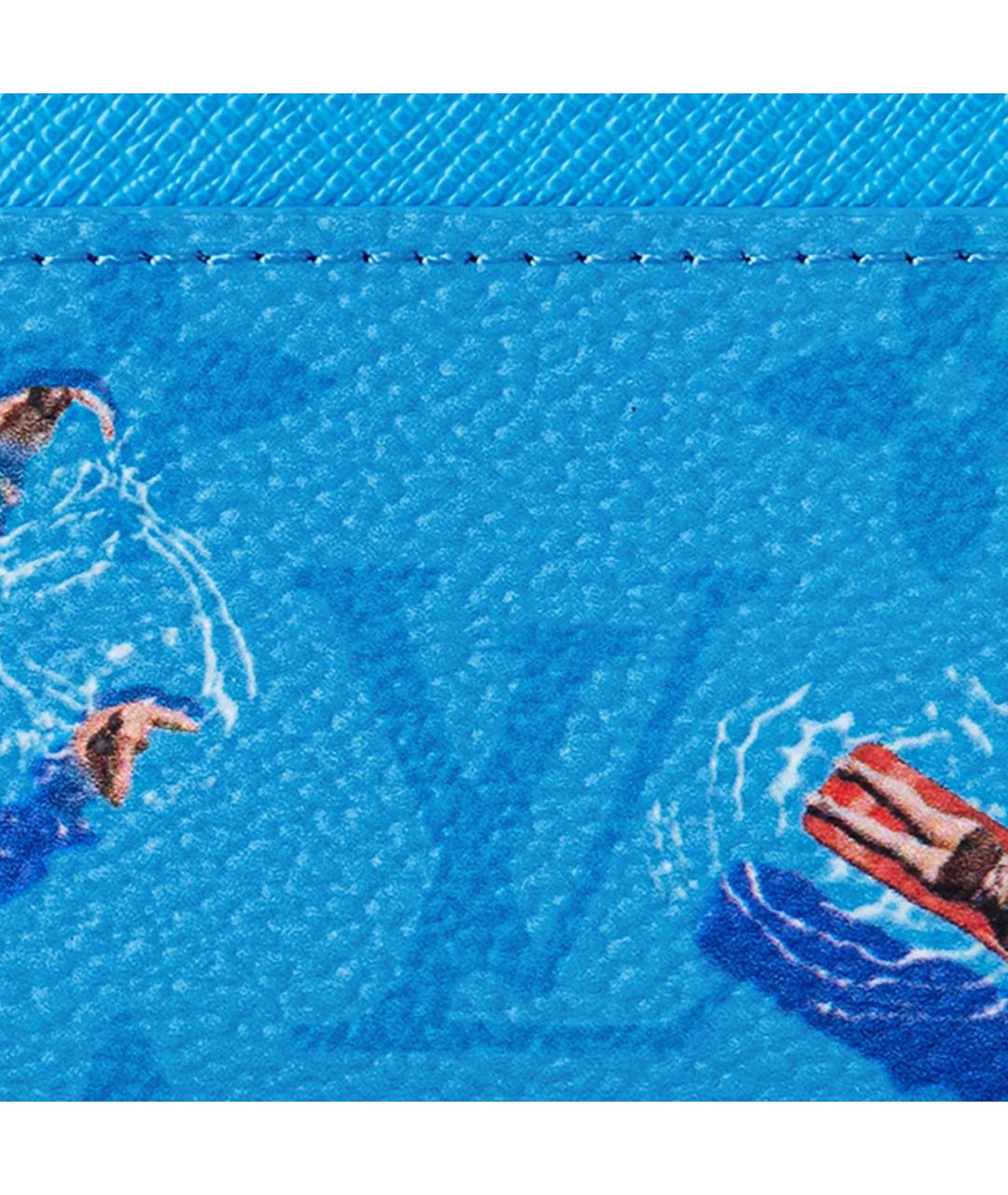 LOUIS VUITTON Голубой кардхолдер, фото 4