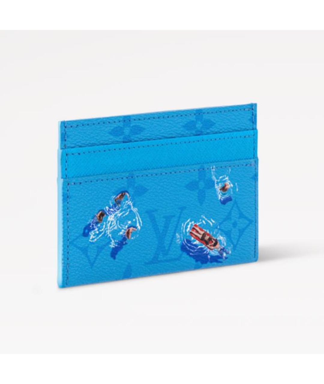 LOUIS VUITTON Голубой кардхолдер, фото 2