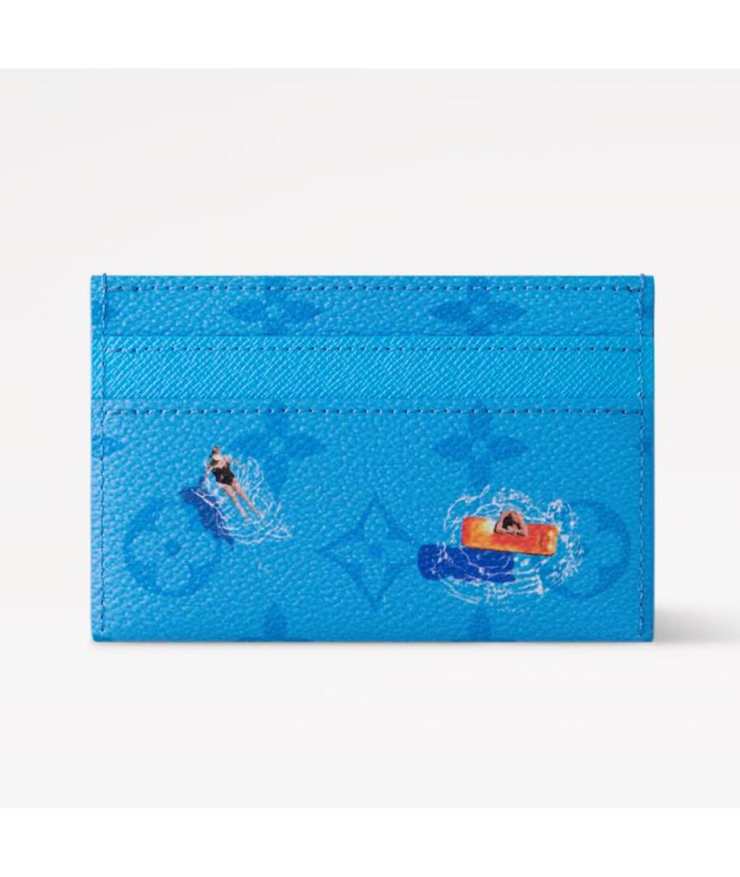 LOUIS VUITTON Голубой кардхолдер, фото 5