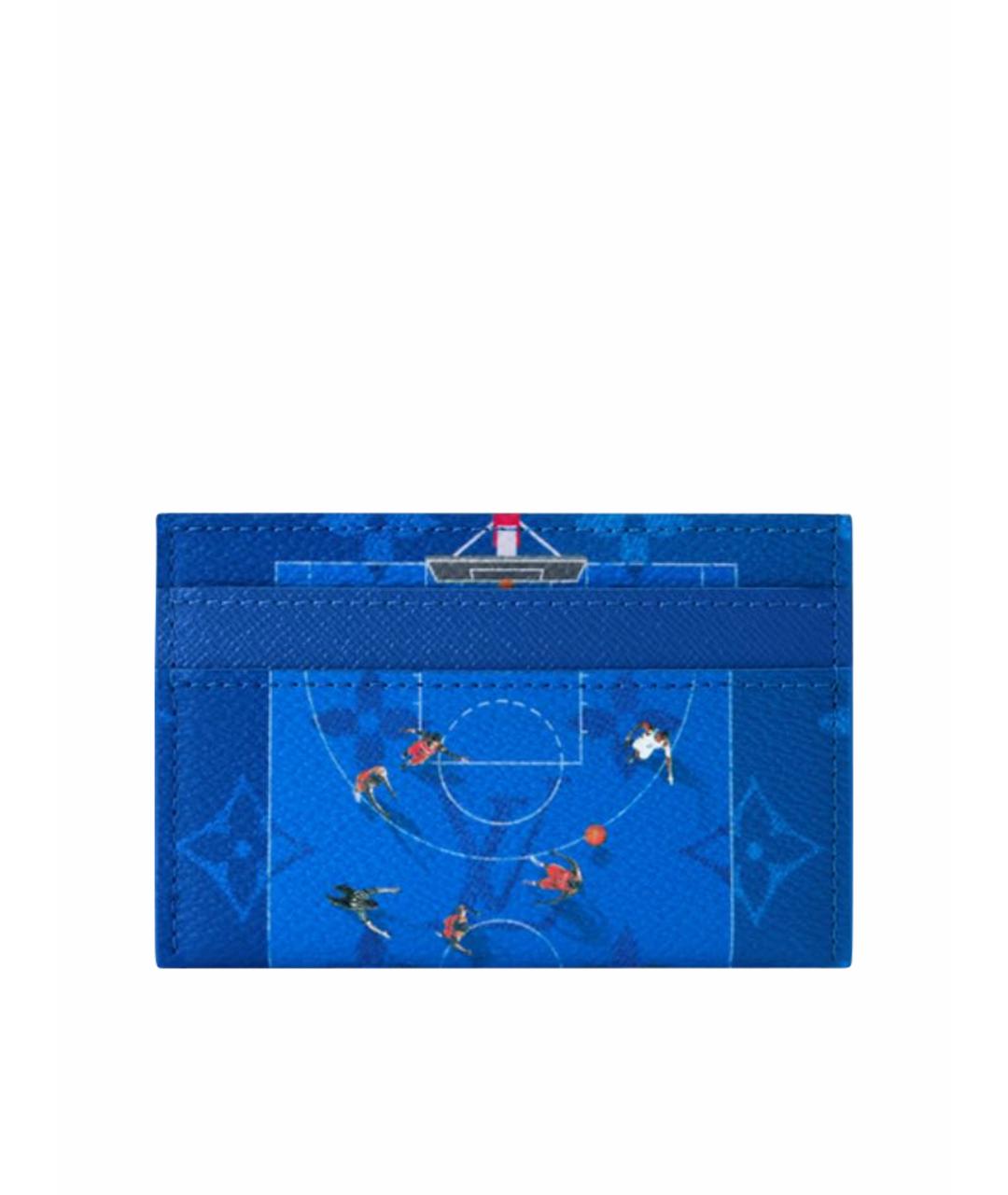 LOUIS VUITTON Синий кардхолдер, фото 1