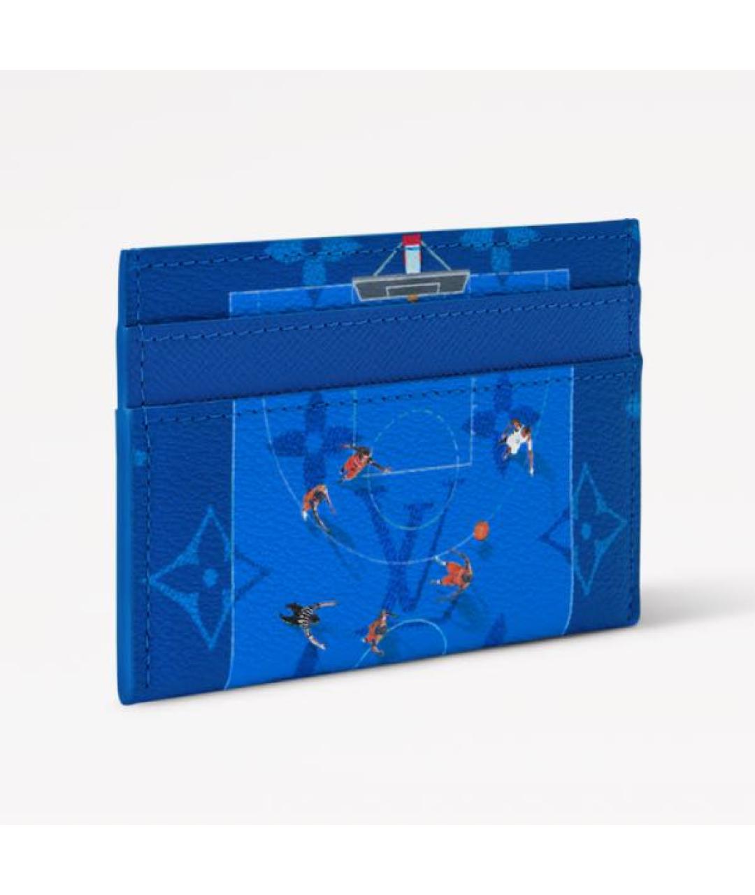 LOUIS VUITTON Синий кардхолдер, фото 2