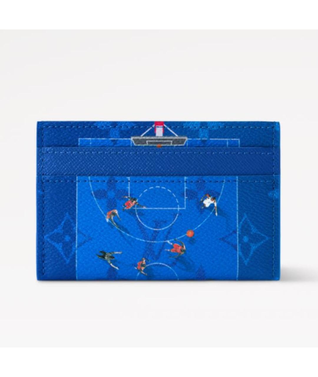 LOUIS VUITTON Синий кардхолдер, фото 5