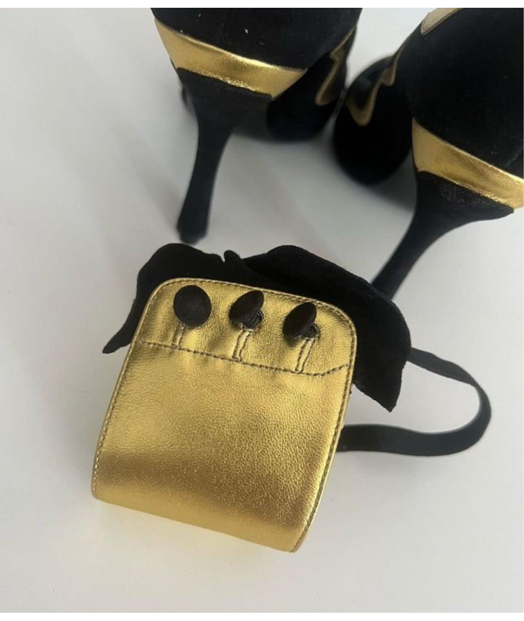 PRADA Черные замшевые туфли, фото 3