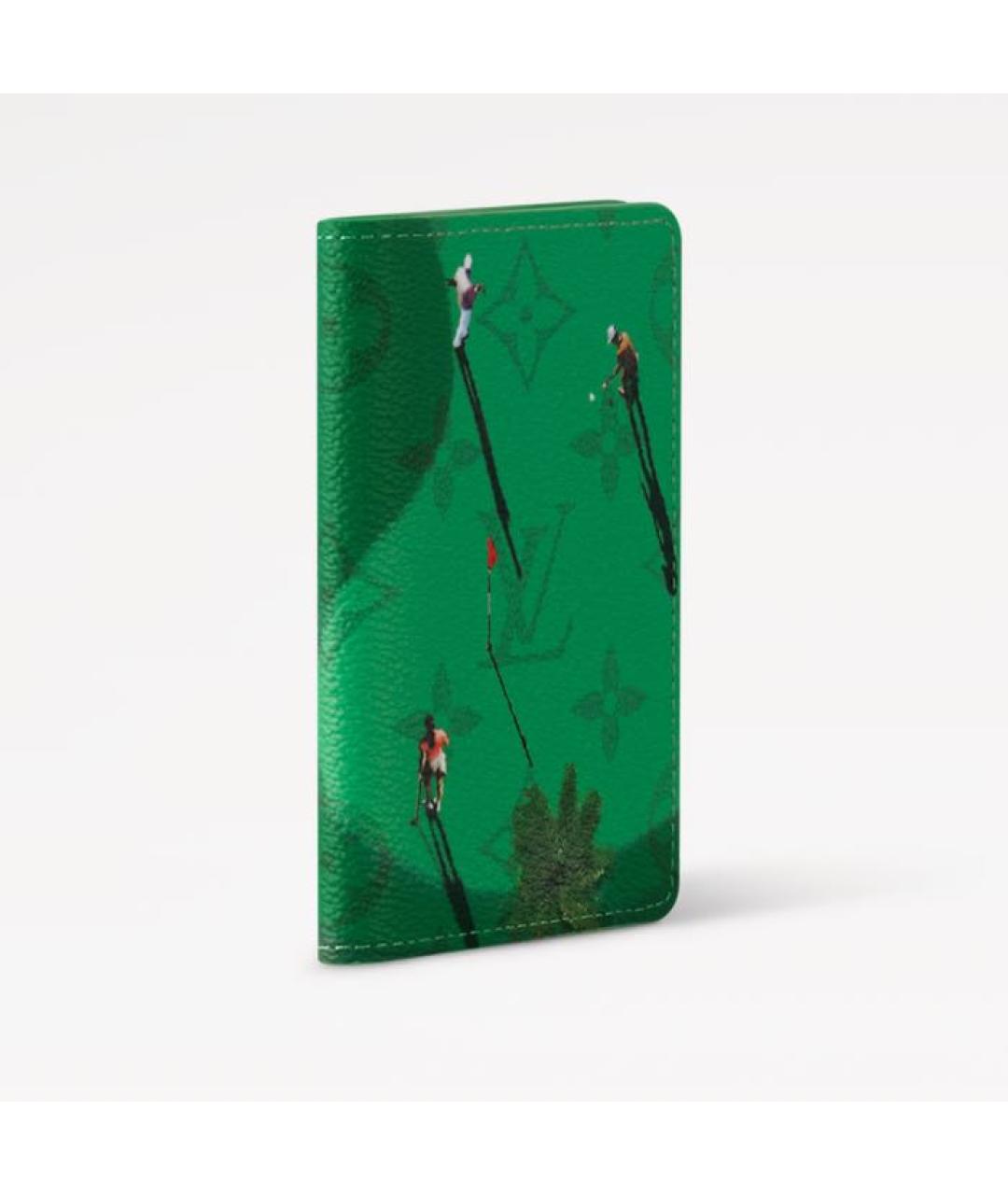 LOUIS VUITTON Зеленый кошелек, фото 2