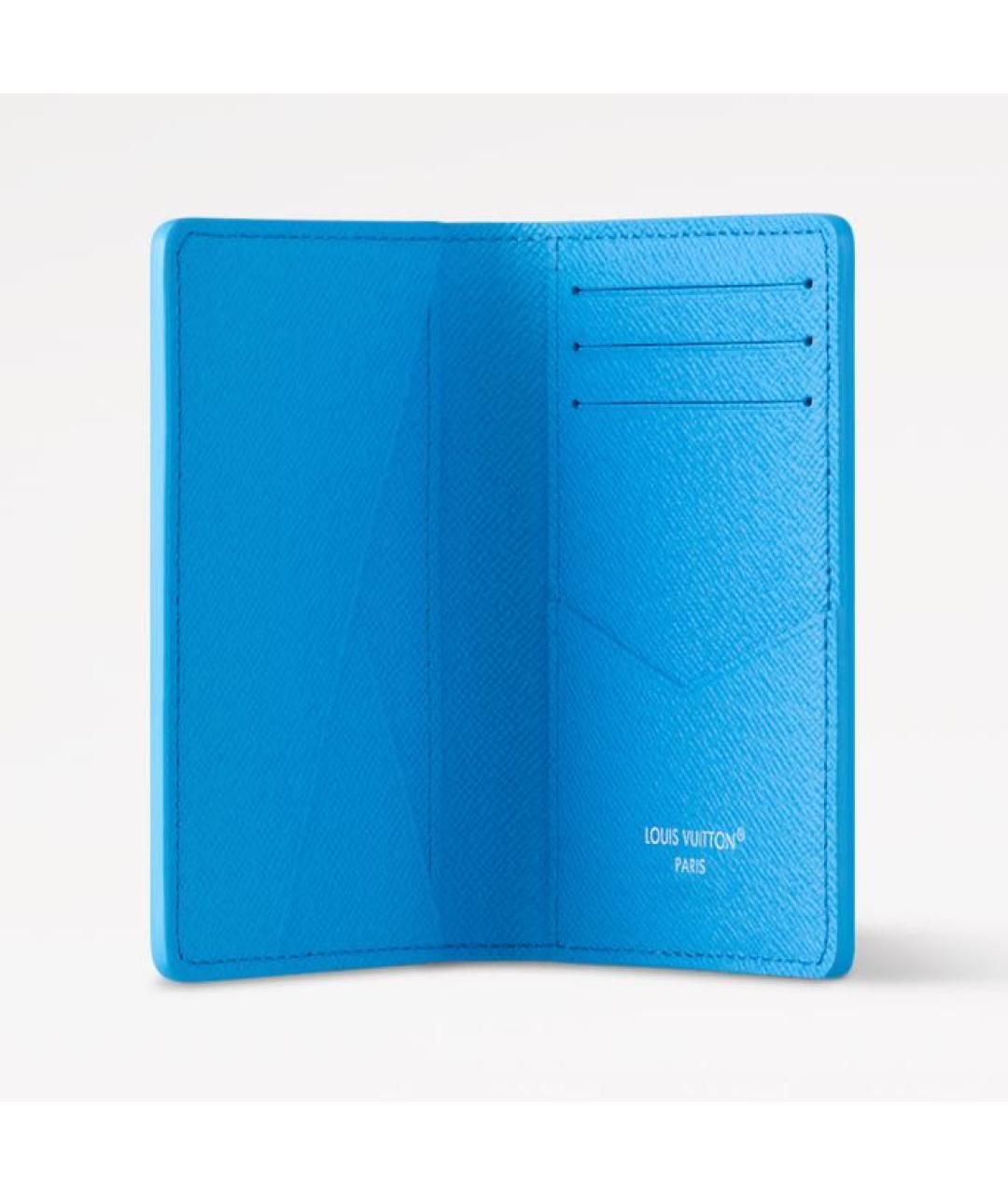 LOUIS VUITTON Голубой кошелек, фото 3