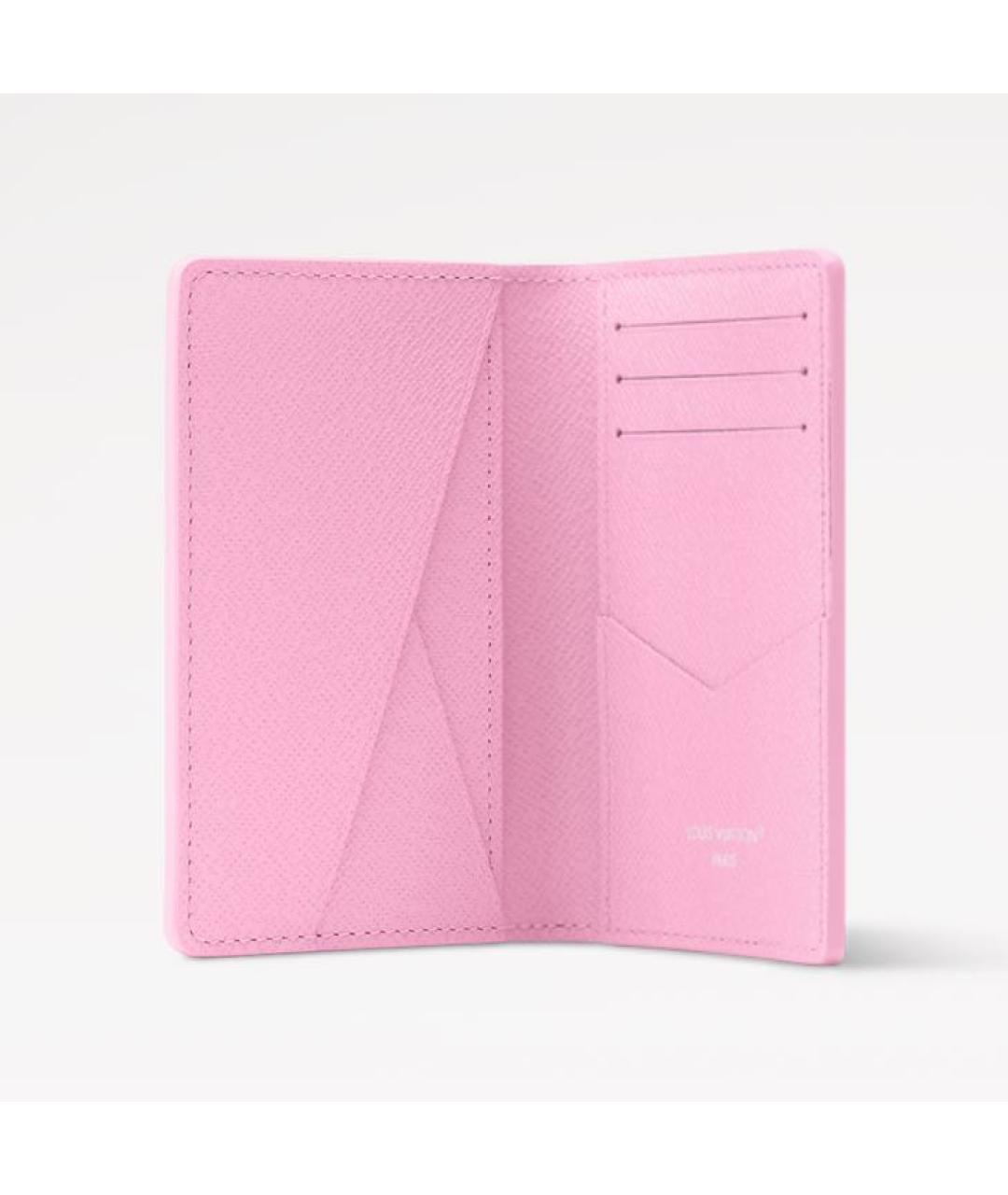 LOUIS VUITTON Розовый кошелек, фото 3