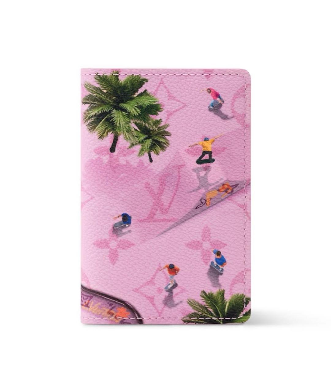 LOUIS VUITTON Розовый кошелек, фото 1