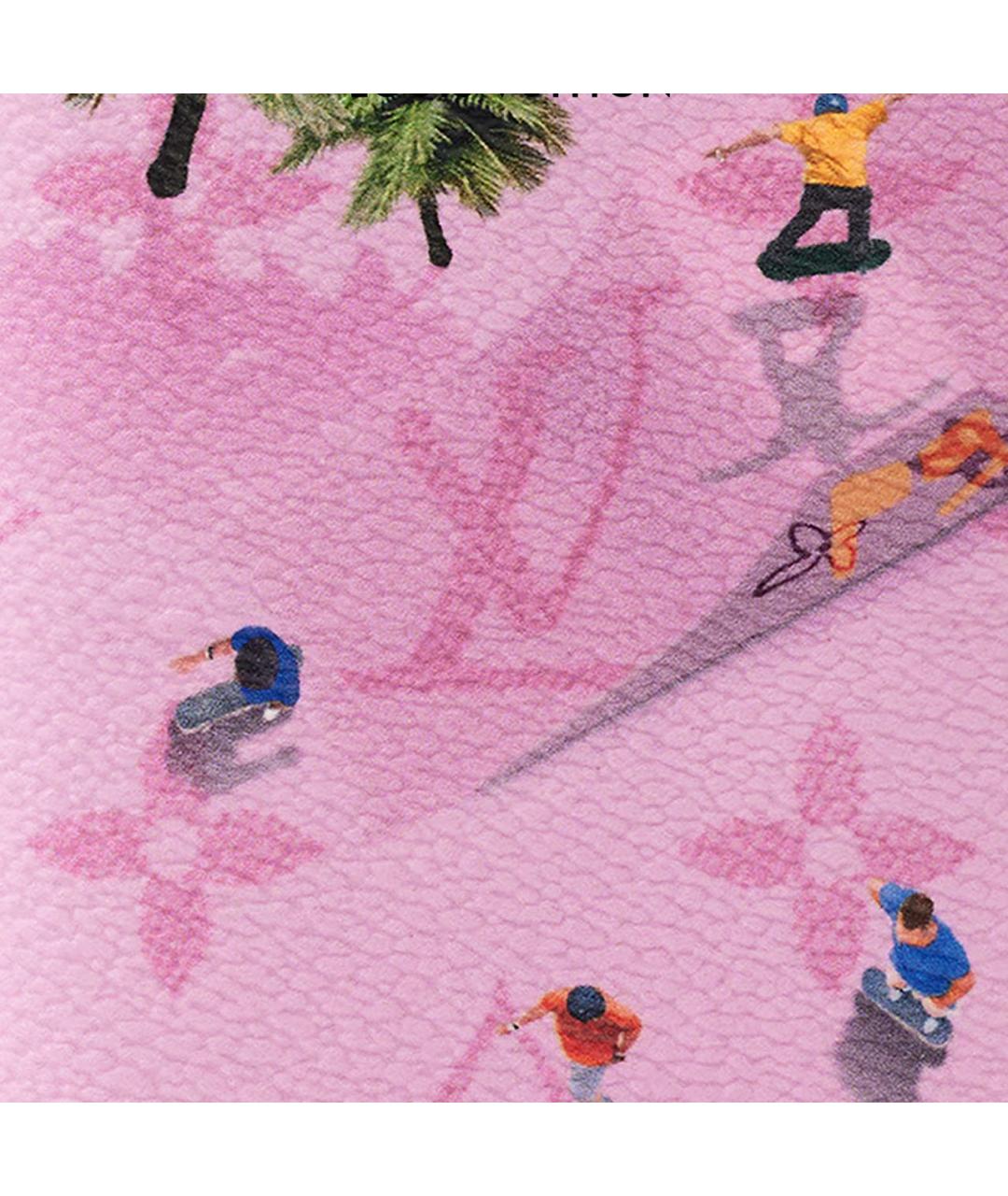 LOUIS VUITTON Розовый кошелек, фото 4