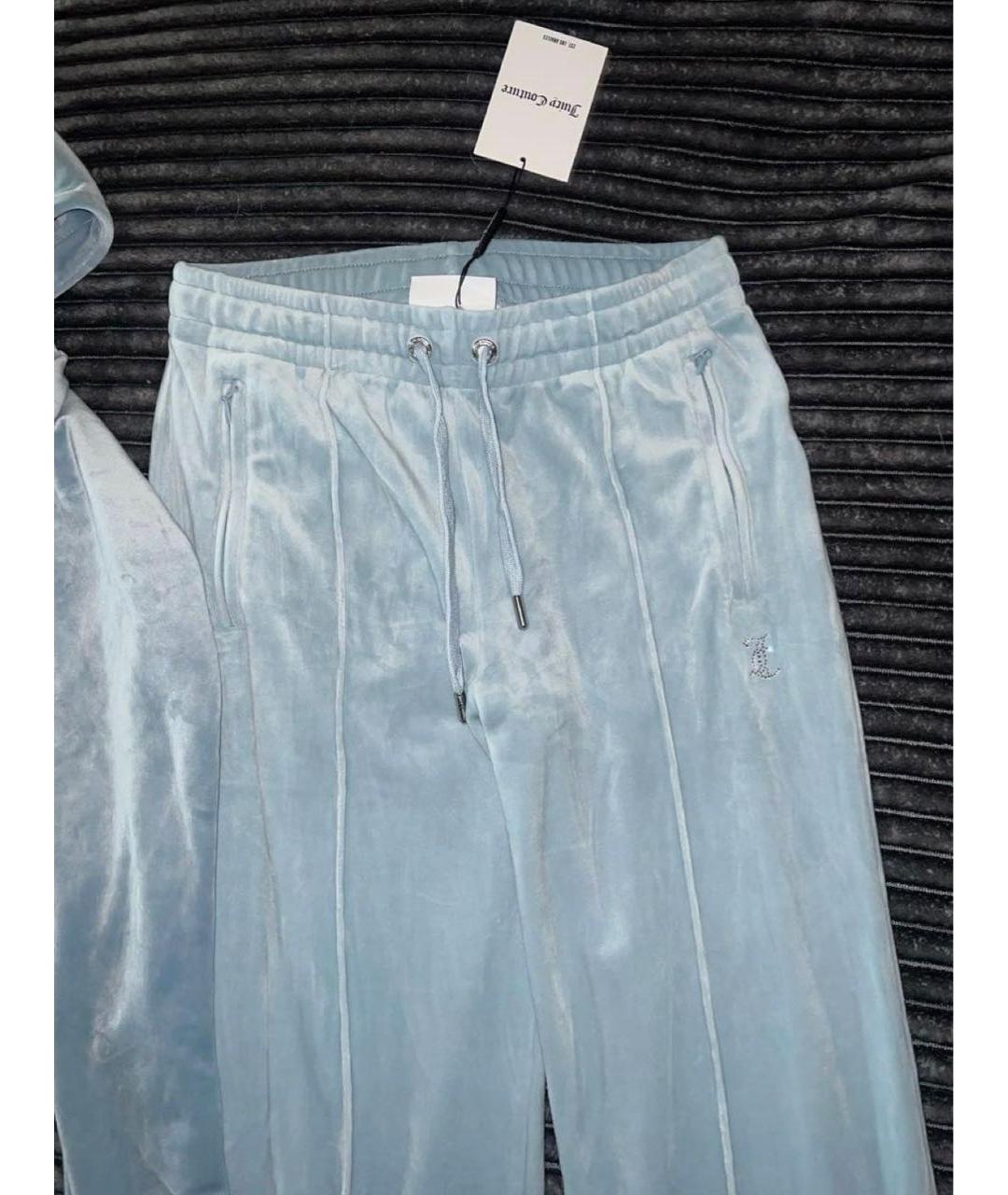 JUICY COUTURE Голубой полиэстеровый костюм с брюками, фото 4