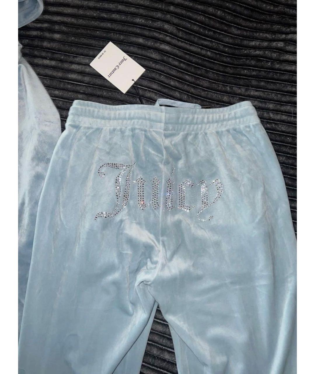 JUICY COUTURE Голубой полиэстеровый костюм с брюками, фото 3