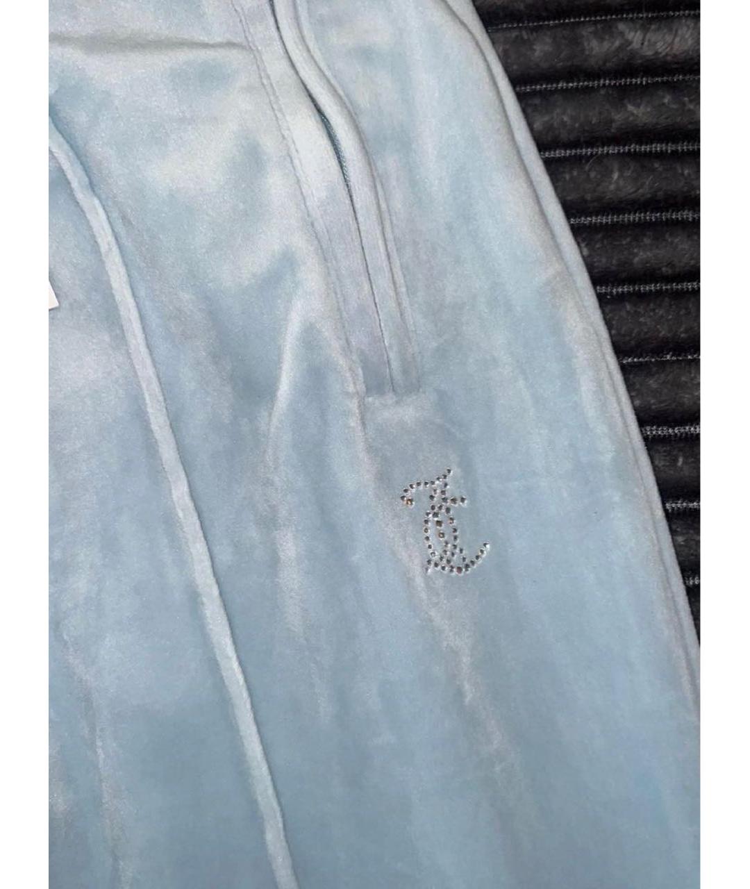 JUICY COUTURE Голубой полиэстеровый костюм с брюками, фото 7