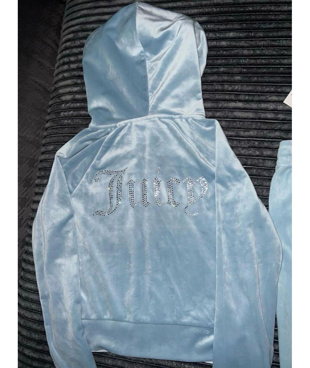 JUICY COUTURE Голубой полиэстеровый костюм с брюками, фото 2