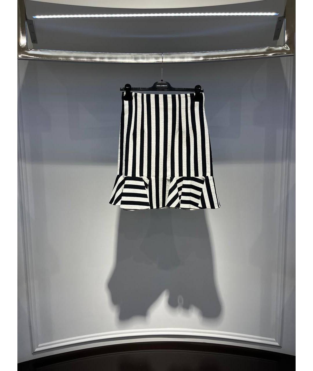 DOLCE&GABBANA Белая юбка миди, фото 3