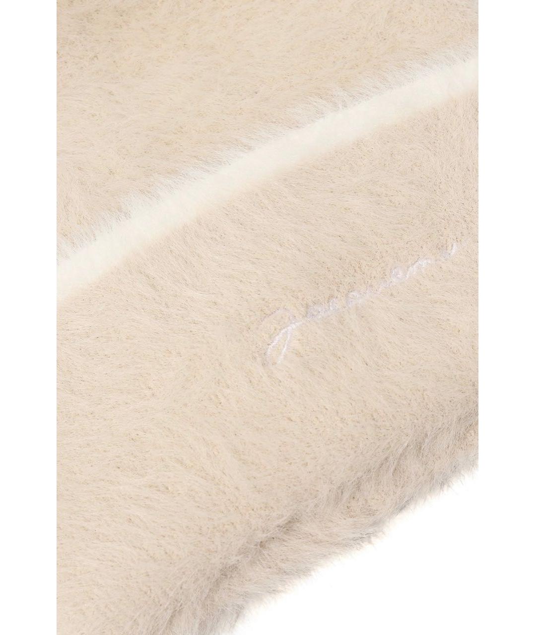 JACQUEMUS Бежевая шапка, фото 4