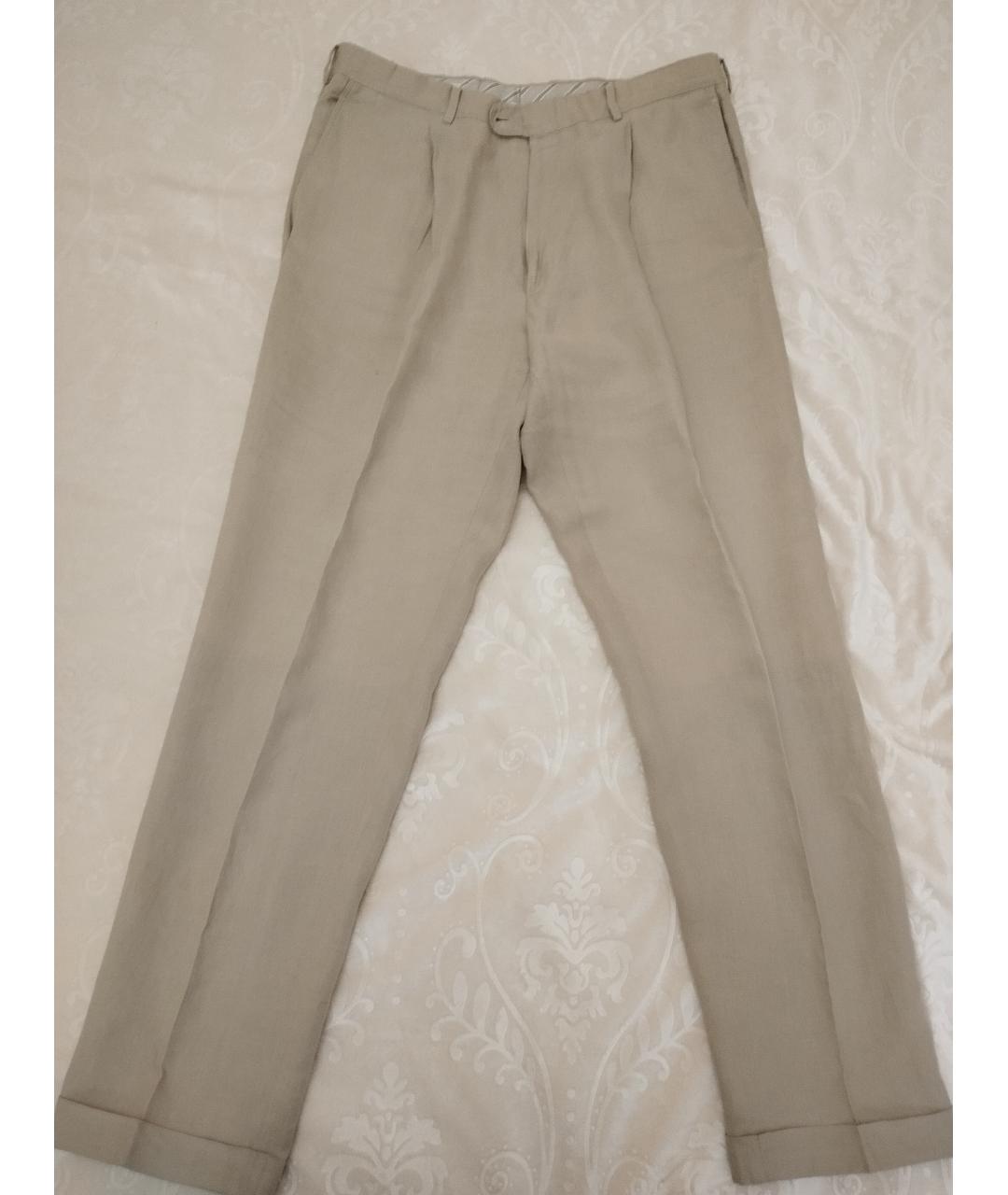 ERMENEGILDO ZEGNA XXX Бежевый классический костюм, фото 2