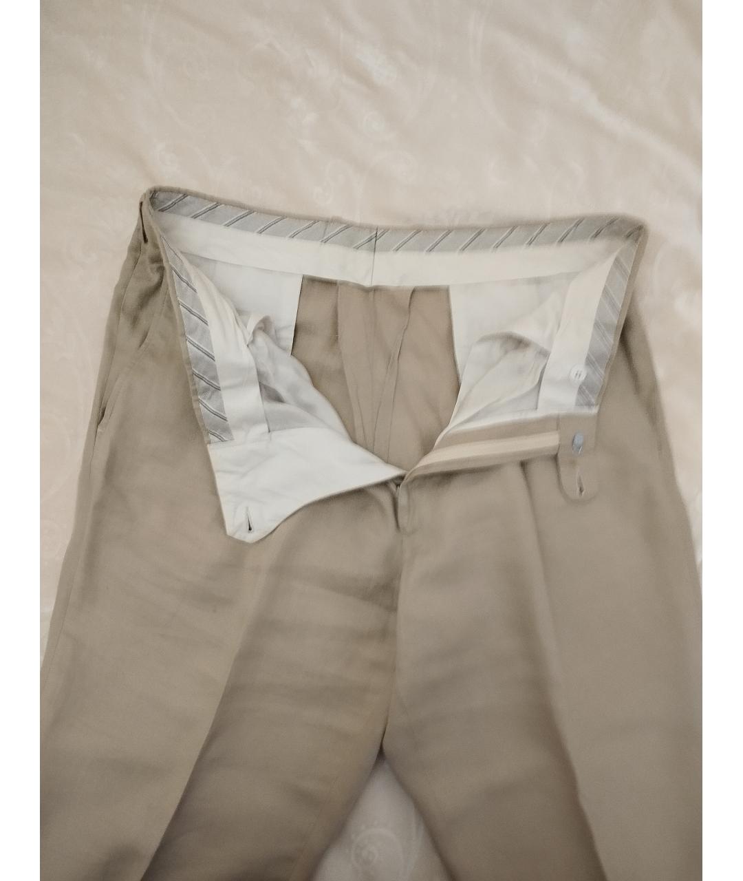 ERMENEGILDO ZEGNA XXX Бежевый классический костюм, фото 7