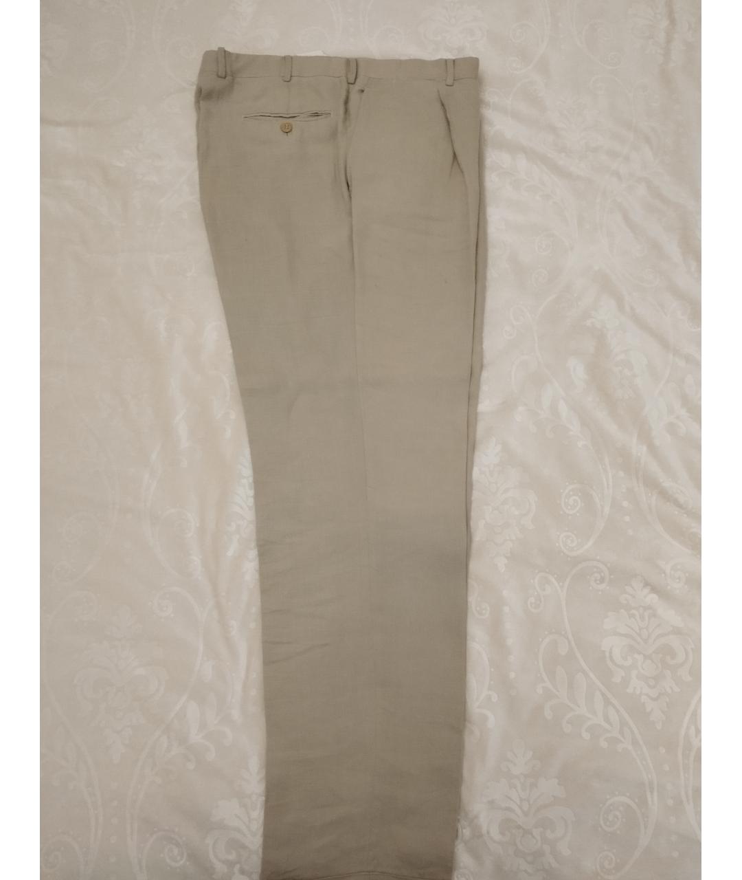 ERMENEGILDO ZEGNA XXX Бежевый классический костюм, фото 6