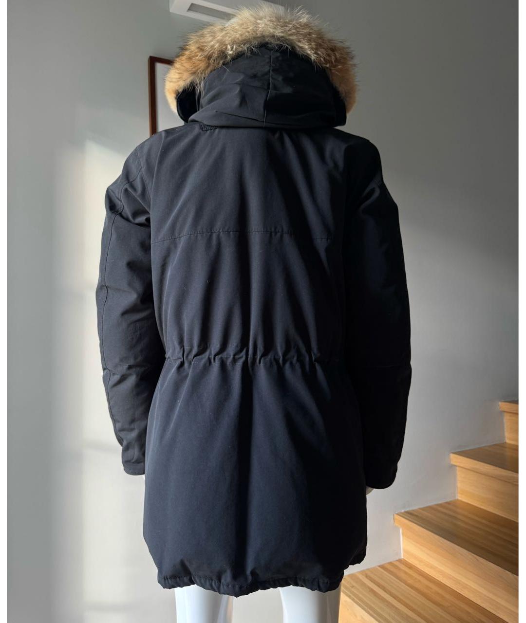 CANADA GOOSE Черная хлопковая парка, фото 2