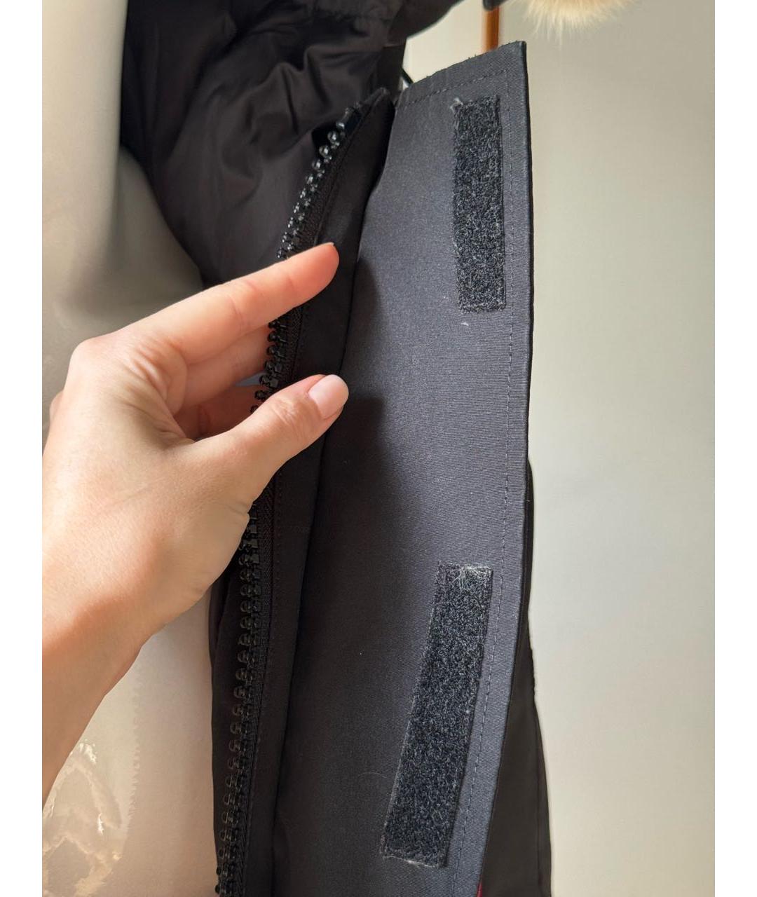 CANADA GOOSE Черная хлопковая парка, фото 8