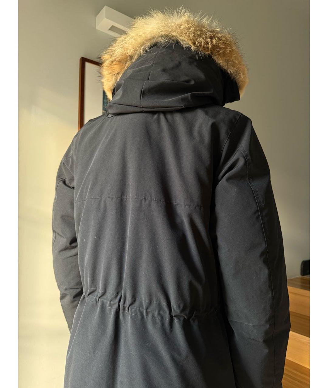 CANADA GOOSE Черная хлопковая парка, фото 7