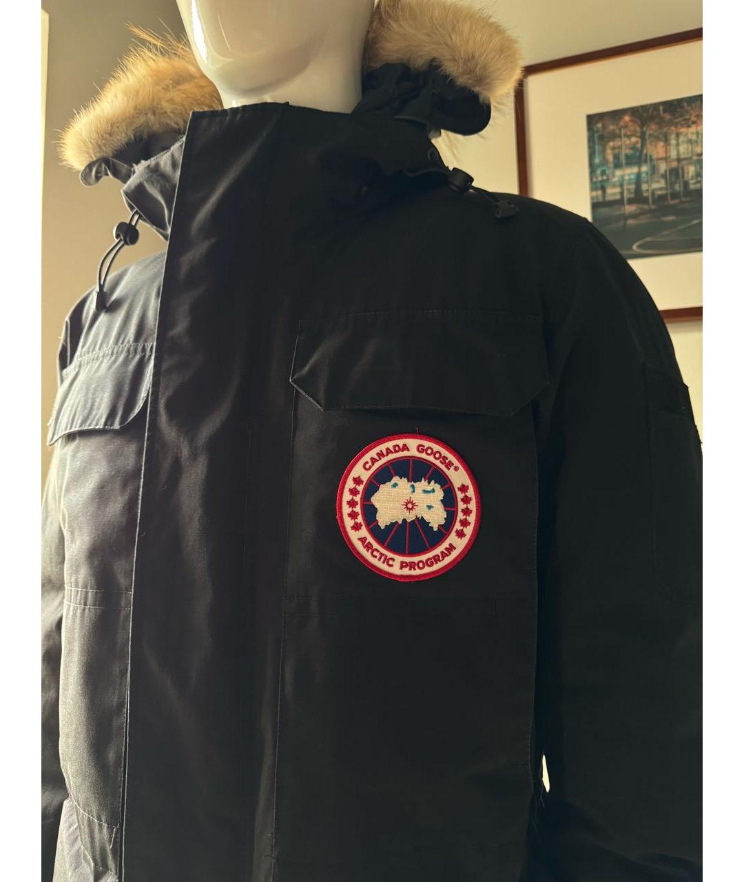 CANADA GOOSE Черная хлопковая парка, фото 5