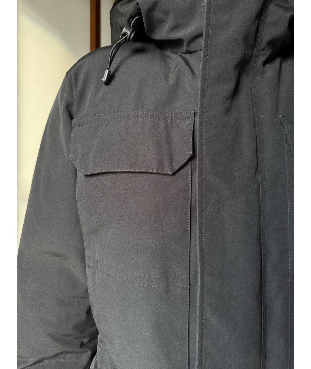 CANADA GOOSE Черная хлопковая парка, фото 4