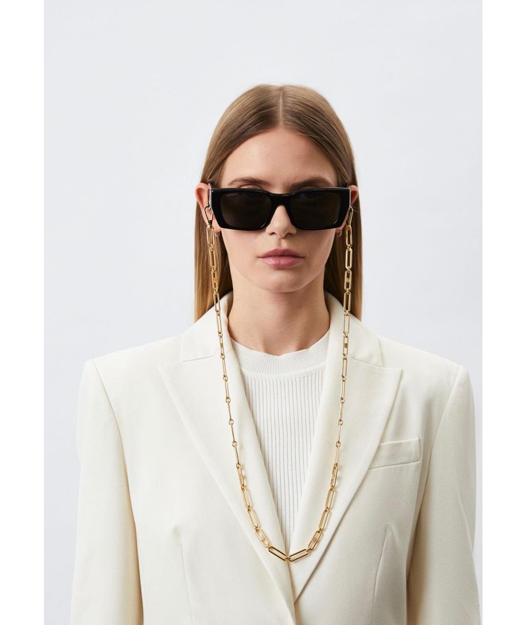 BURBERRY Черные пластиковые солнцезащитные очки, фото 7