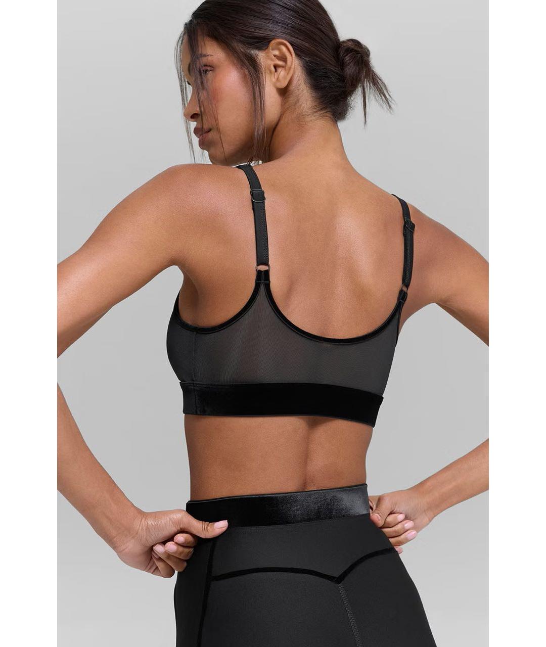 ALO YOGA Черный полиэстеровый спортивные костюмы, фото 4