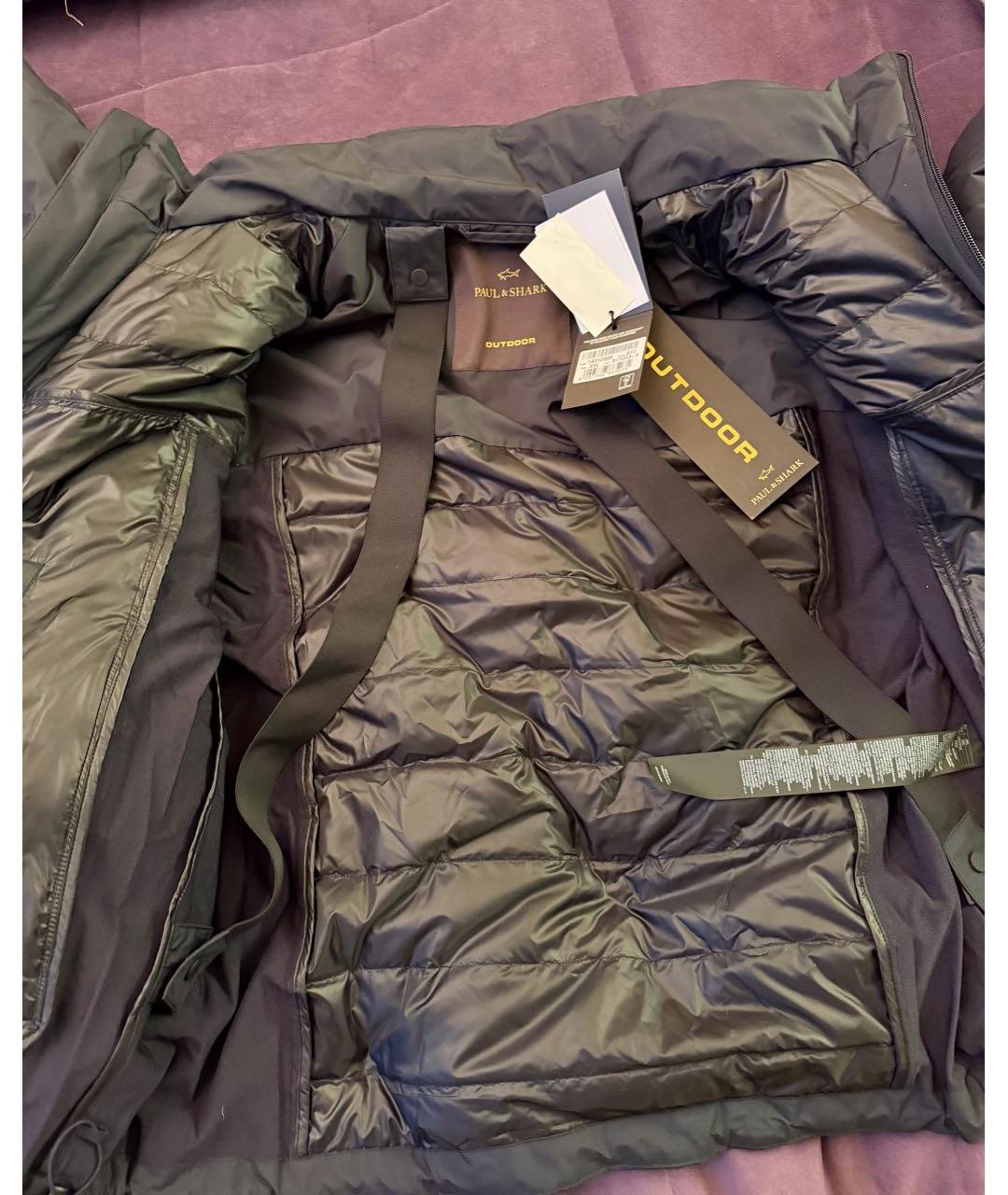 PAUL & SHARK Темно-синяя полиэстеровая куртка, фото 4