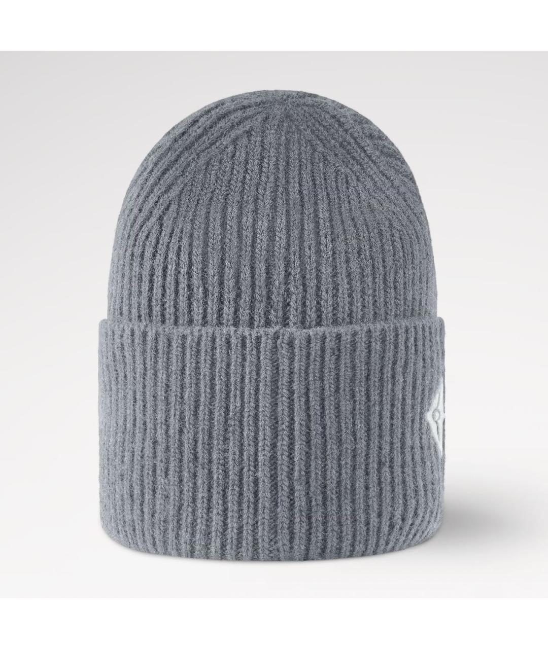 LOUIS VUITTON Серая шерстяная шапка, фото 3