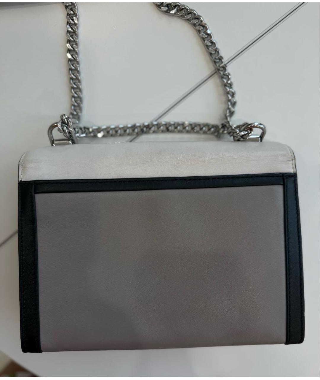 MICHAEL KORS Серая сумка через плечо из искусственной кожи, фото 3