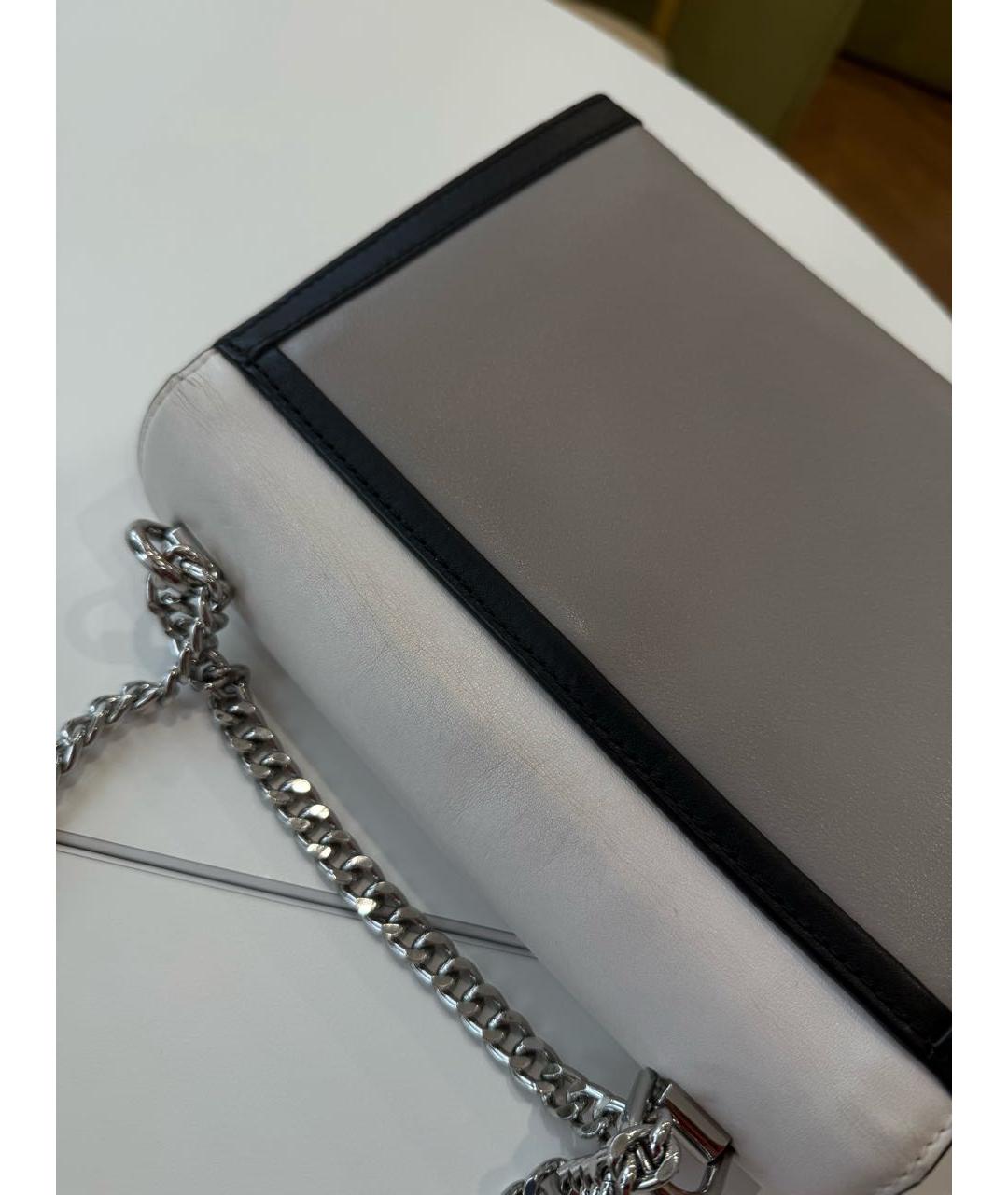 MICHAEL KORS Серая сумка через плечо из искусственной кожи, фото 5