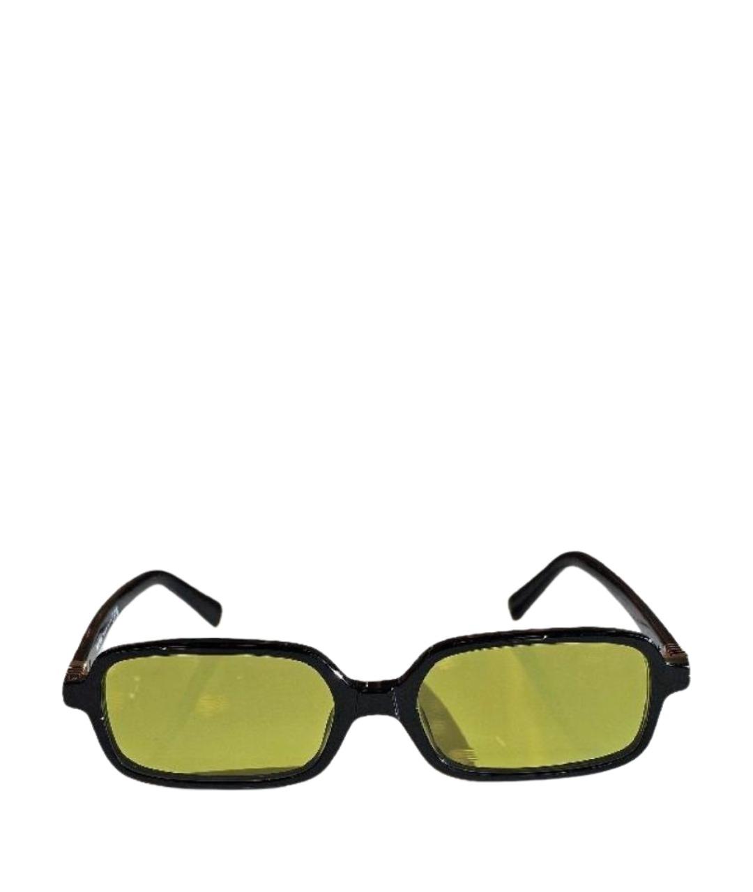 MIU MIU Черные пластиковые солнцезащитные очки, фото 1