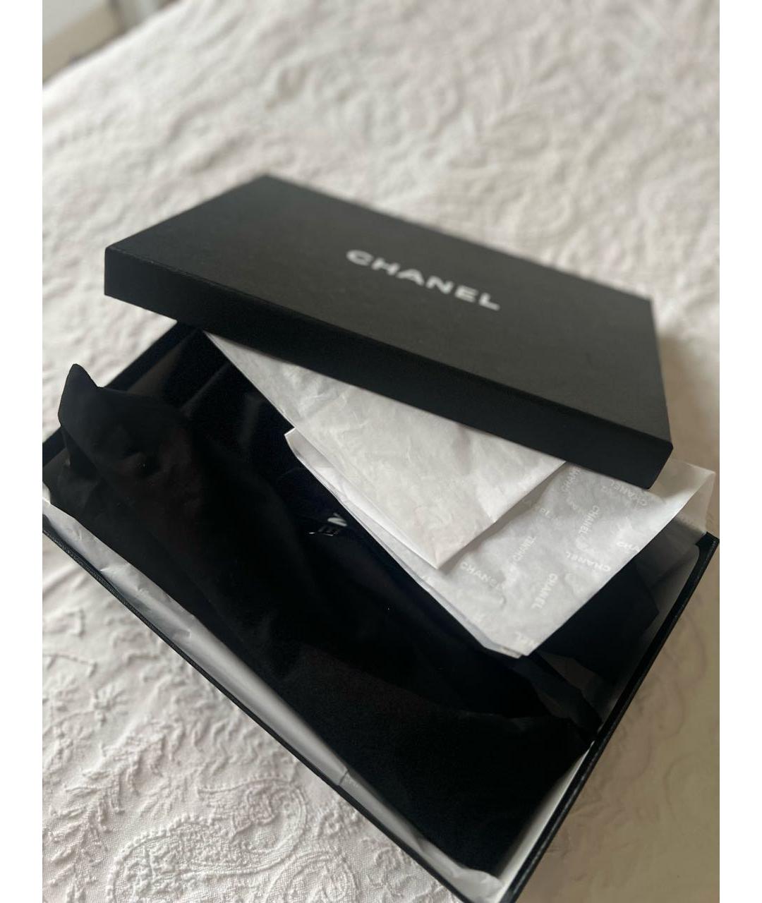 CHANEL Черные кожаные лоферы, фото 7