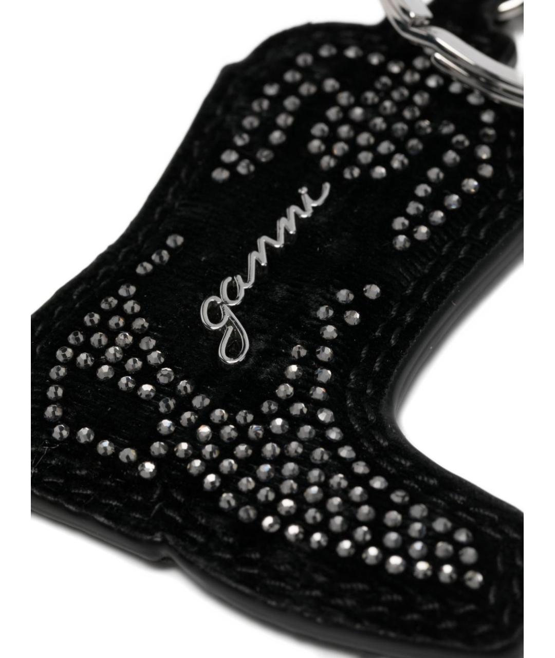 GANNI Черный брелок, фото 2