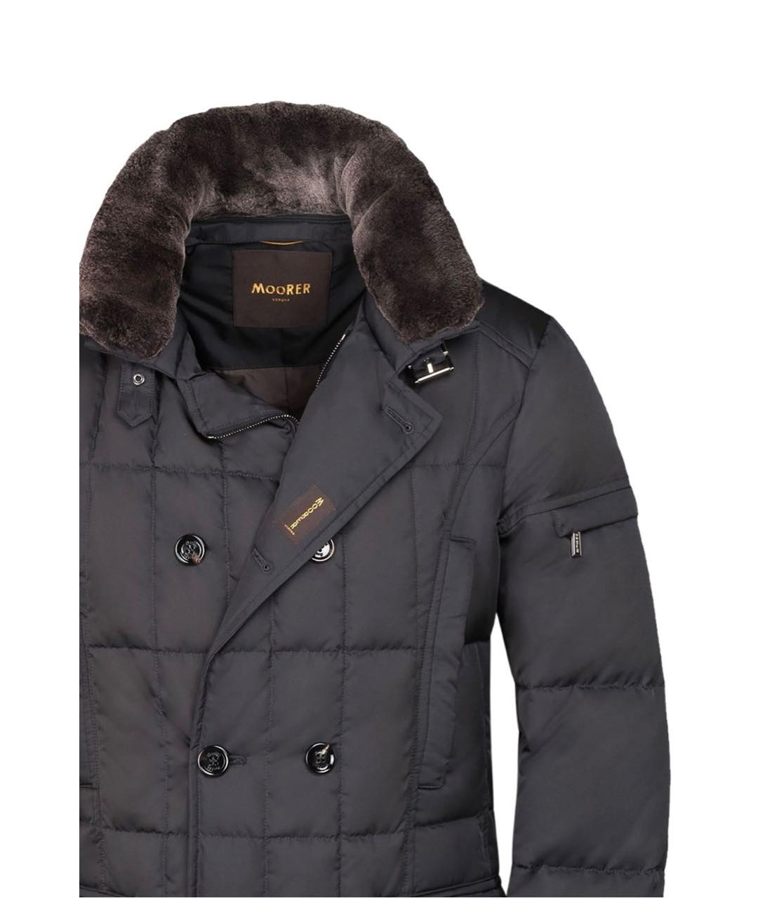 MOORER Коричневая меховая куртка, фото 2