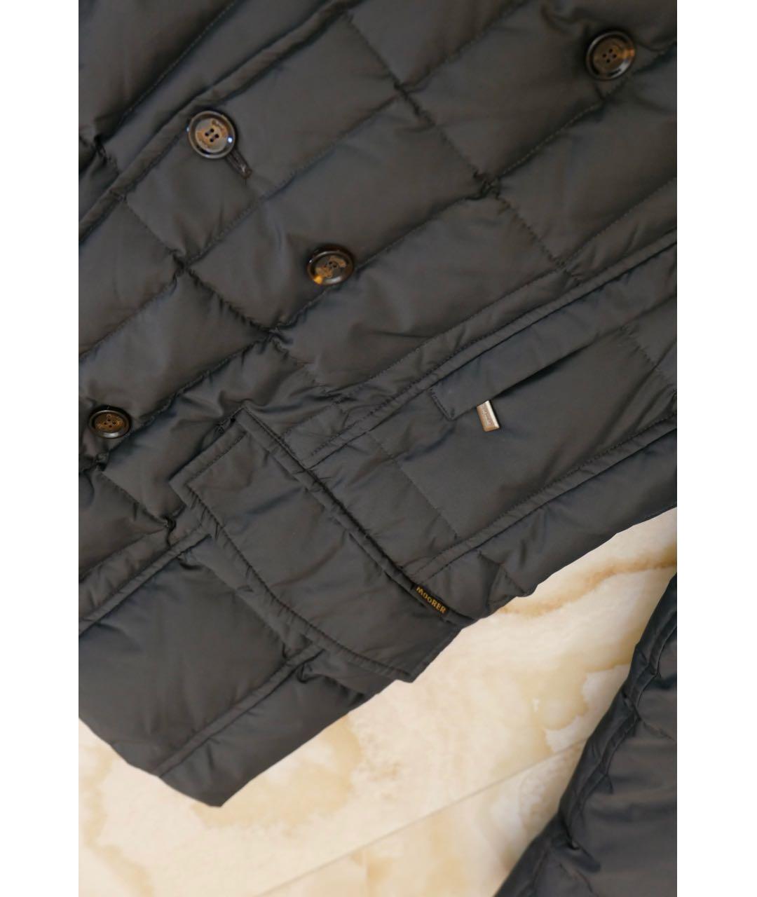 MOORER Коричневая меховая куртка, фото 6