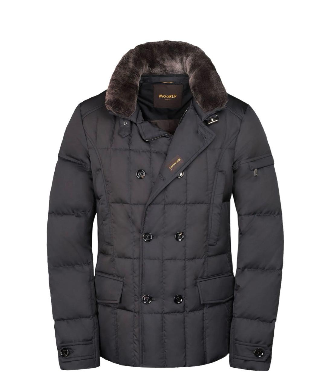 MOORER Коричневая меховая куртка, фото 8