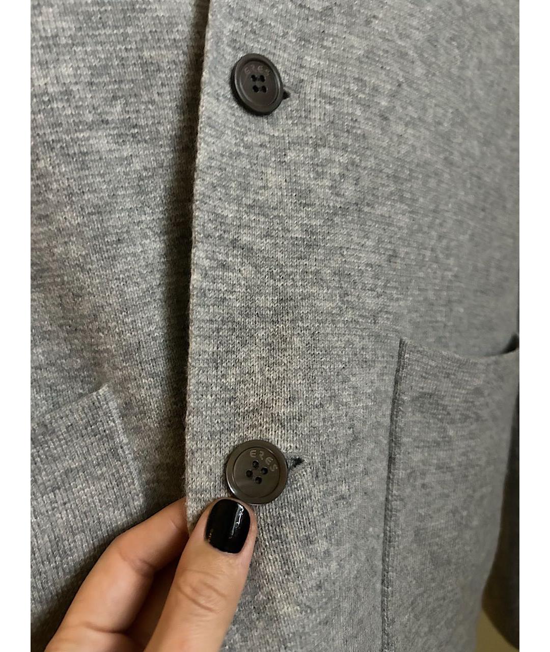 Eres Серый шерстяной костюм с брюками, фото 5