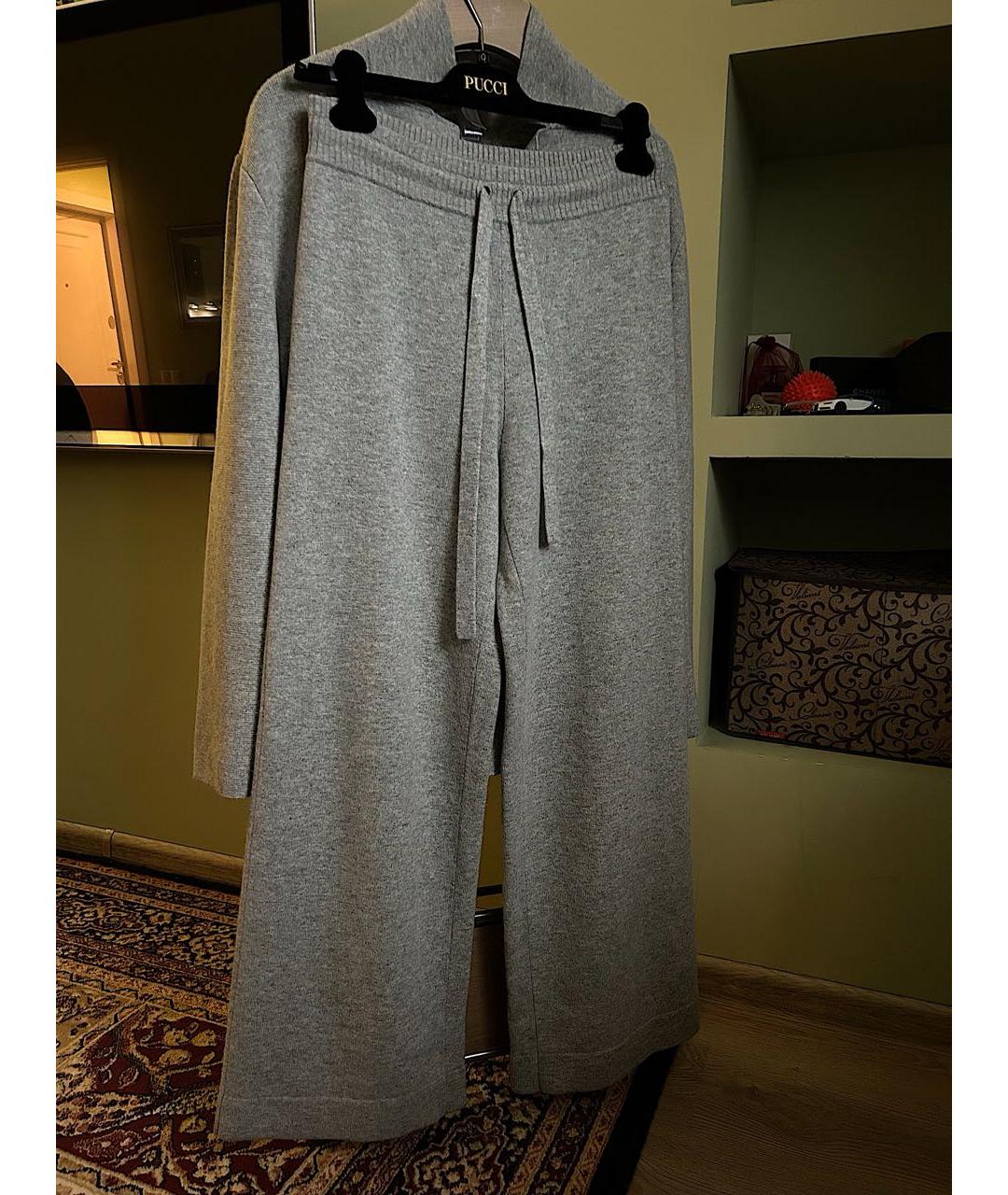 Eres Серый шерстяной костюм с брюками, фото 2