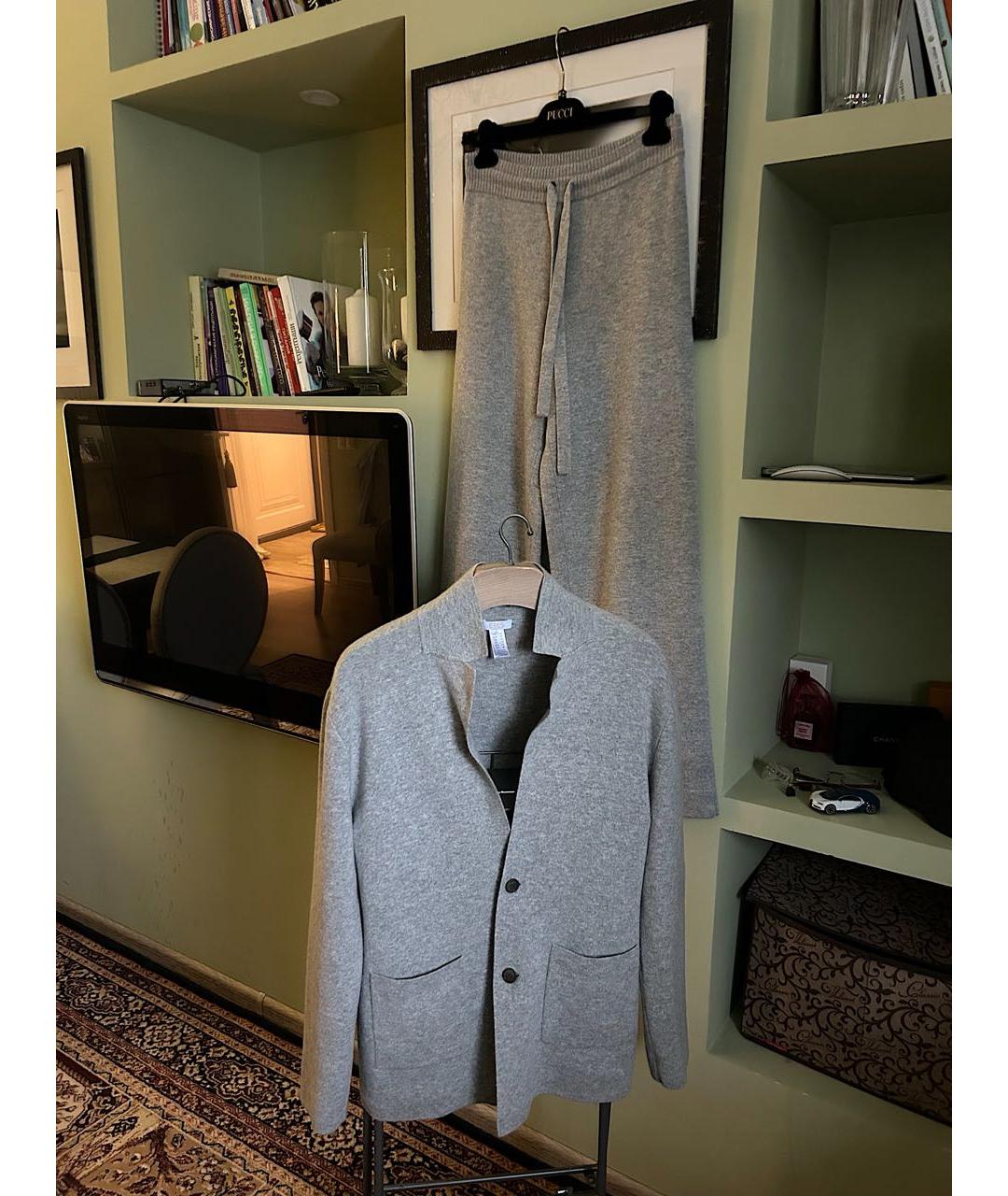Eres Серый шерстяной костюм с брюками, фото 6