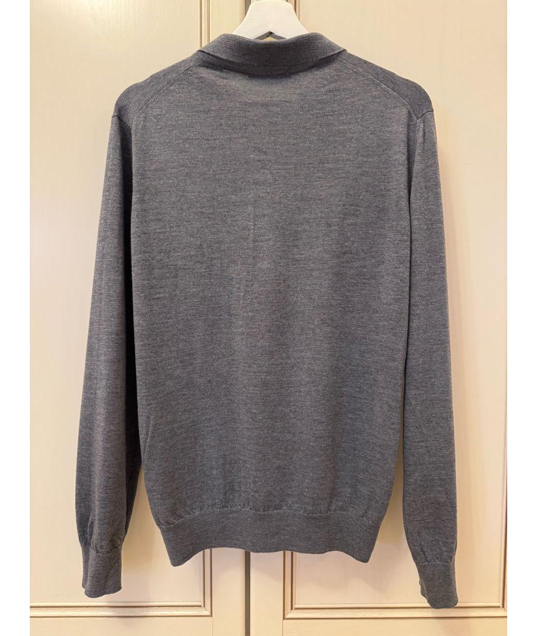 CORNELIANI Серый шерстяной джемпер / свитер, фото 2