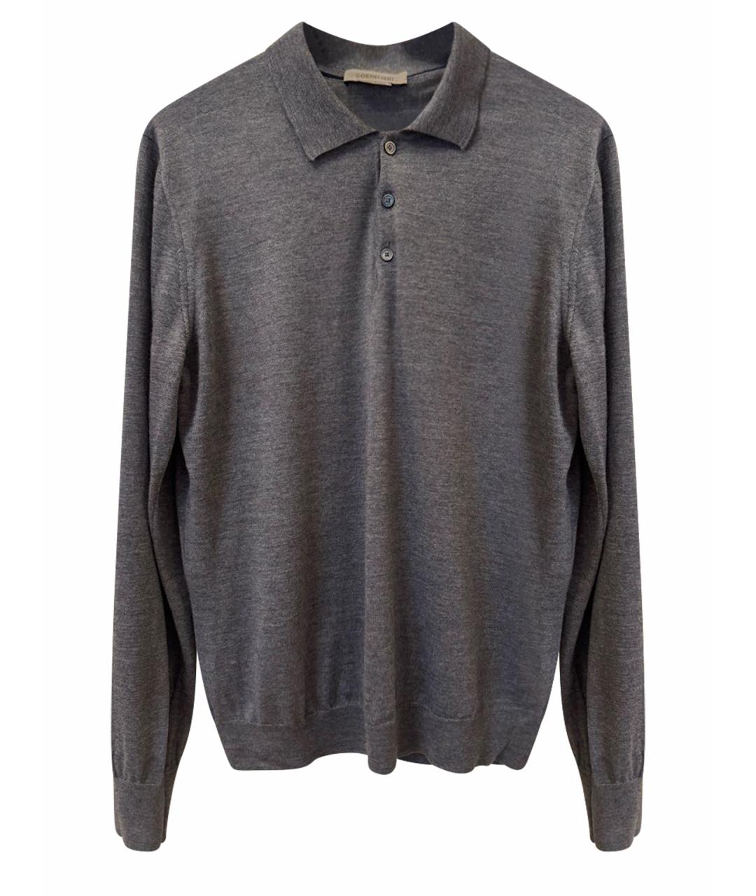 CORNELIANI Серый шерстяной джемпер / свитер, фото 1