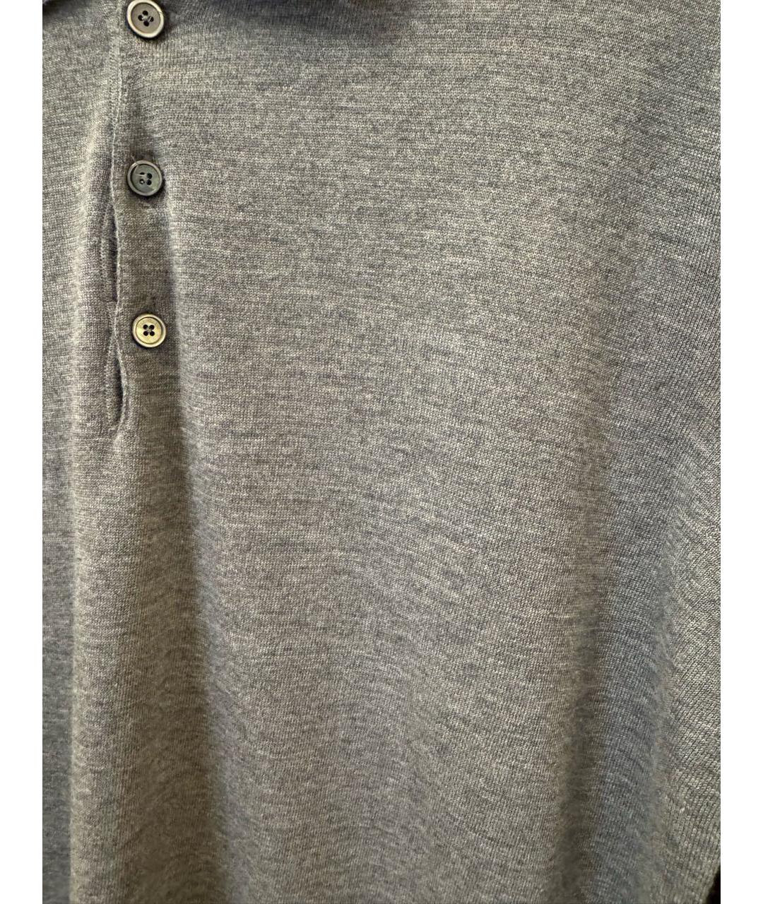 CORNELIANI Серый шерстяной джемпер / свитер, фото 4