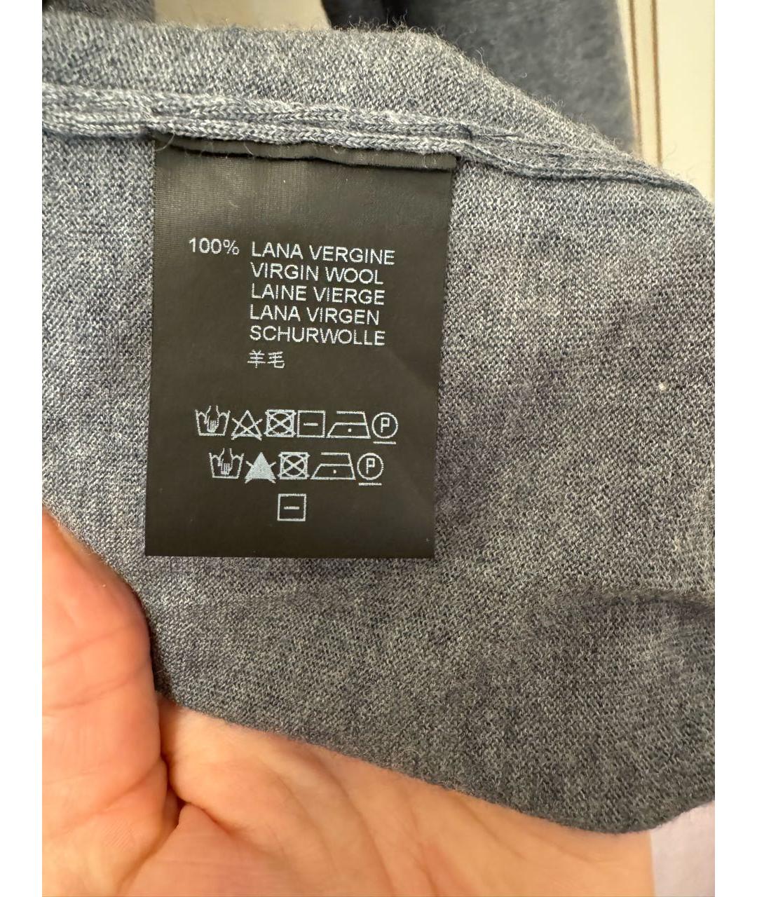 CORNELIANI Серый шерстяной джемпер / свитер, фото 5