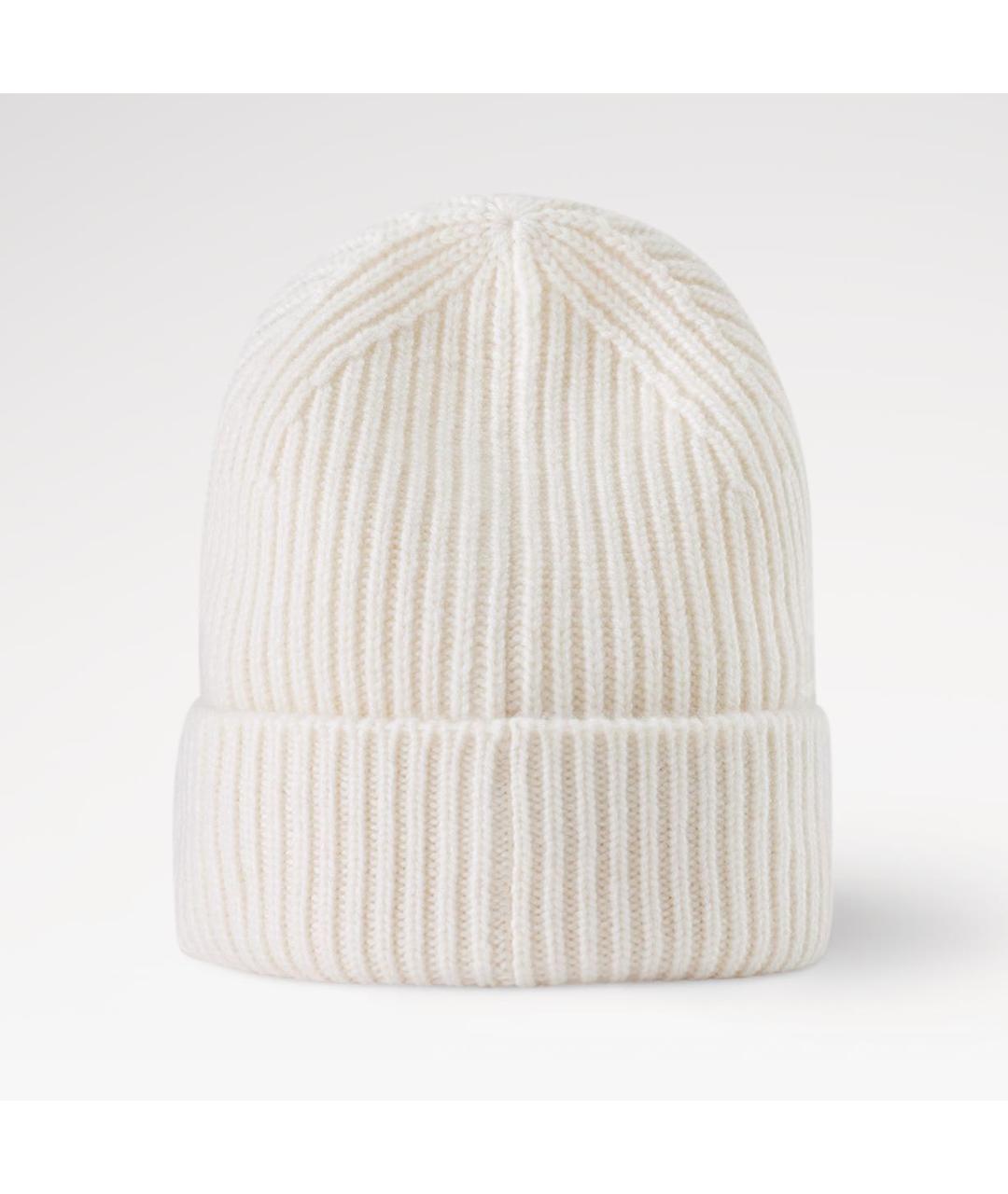 LOUIS VUITTON Белая кашемировая шапка, фото 5