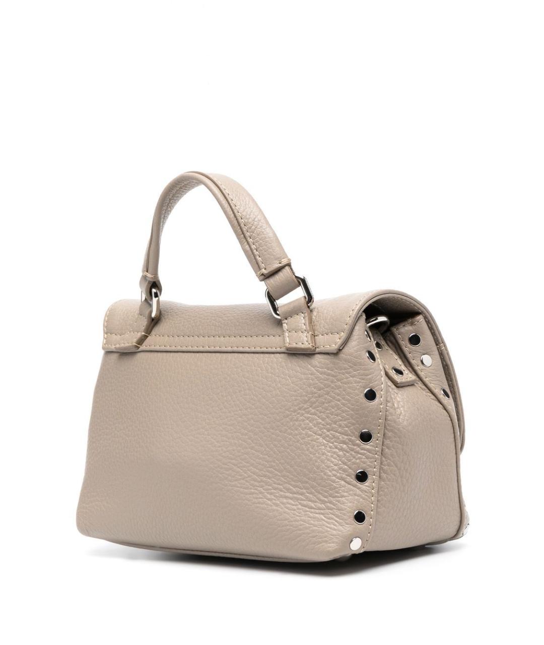 ZANELLATO Бежевая кожаная сумка тоут, фото 4