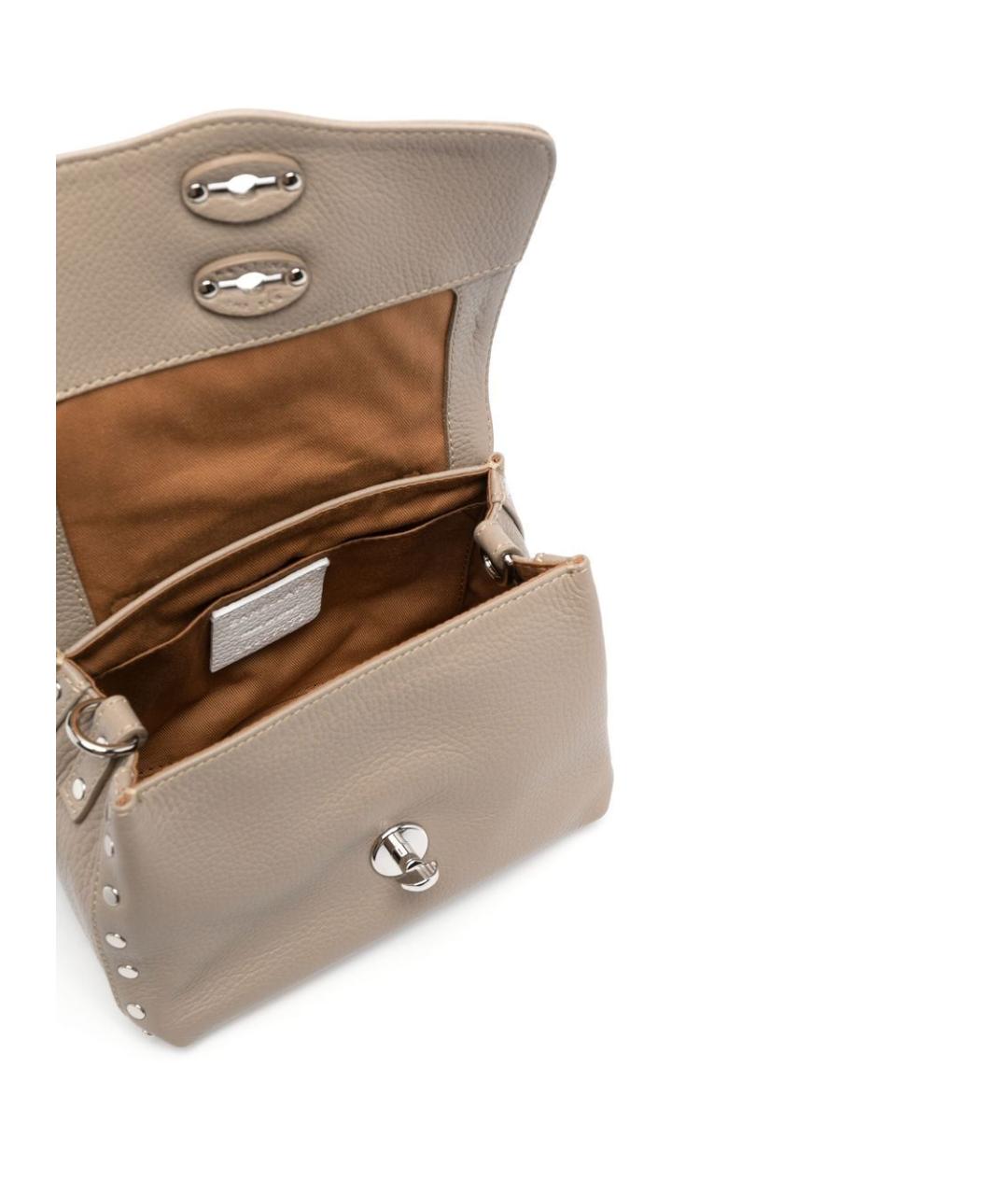 ZANELLATO Бежевая кожаная сумка тоут, фото 2