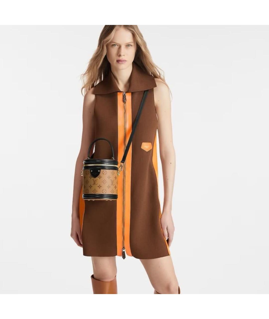 LOUIS VUITTON Коричневая сумка через плечо, фото 3