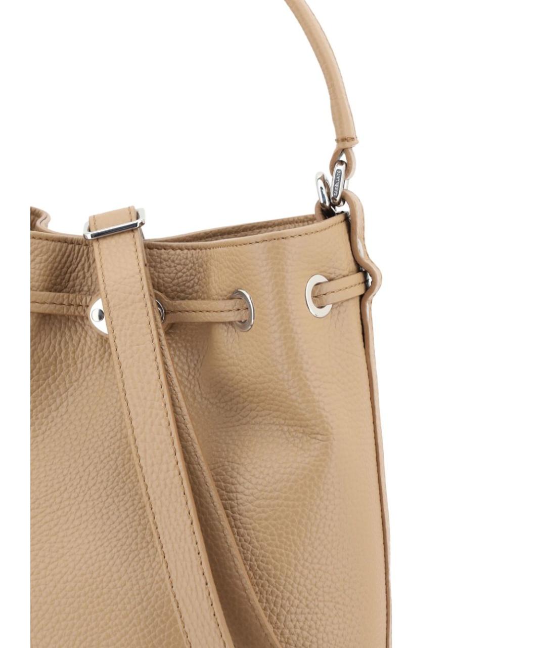 ZANELLATO Коричневая кожаная сумка с короткими ручками, фото 4